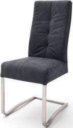  Set 2 scaune Salva negre 45/63/102 cm (69794191)