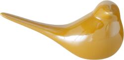  Deco pasare galben inchis Perly 16/7/8 cm (2023365C)