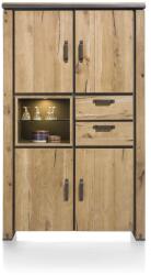  Dulap 4 usi si 2 sertare Baltimore stejar 120/45/200 cm (39611-RWB) Garderoba