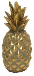  Figurina ananas aurie h33 cm (44959SI)