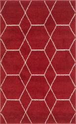  Covor Frieze rosu 99/160 cm (96396249) Covor