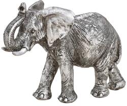  Statueta elefant argintiu 16x12x6 cm (10029698)