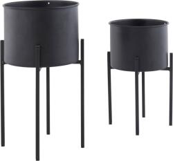  LeGer Home by Lena Gercke Set 2 ghivece negre (73205818)