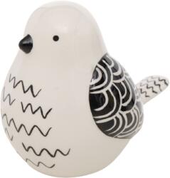  Deco pasare alba Lummy 10/7/9 cm (2031739A)