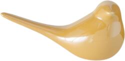  Deco pasare galben deschis Perly 16/7/8 cm (2023365A)