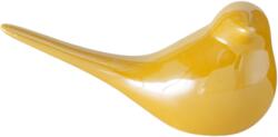  Deco pasare galbena Perly 16/7/8 cm (2023365B)