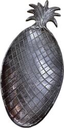  Tava in forma de ananas, metal argintiu 34/16/8 cm (90191/ABS/R) Tava