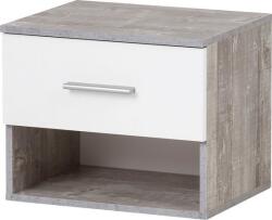  Noptiera Besi beton-alba 45/35/37 cm (58410634)