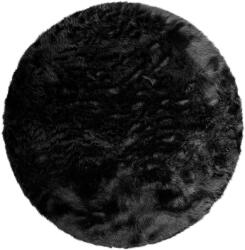  Covor blana Valeria rotund negru Ø 175 cm (4383132) Covor