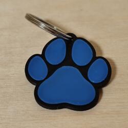 3D Kincsek Tappancs kulcstartó - kék