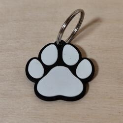 3D Kincsek Tappancs kulcstartó - fehér