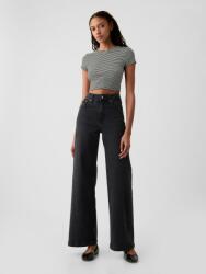 GAP Дънки Gap High Rise Stride Wide GAP | Cheren | ЖЕНИ | XXS