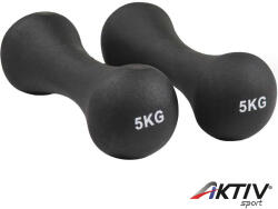 SPARTAN Körteformájú neoprén súlyzó 2 x 5 kg (1691)