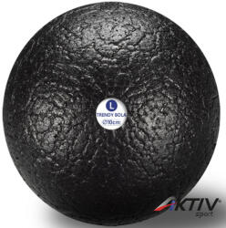 Trendy Sport Masszázs labda Trendy Bola fekete 10 cm (9116L)
