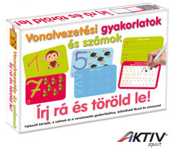 Dohány Írj rá és töröld le Vonalvezetési gyakorlatok és számok (647/01)