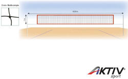 Tremblay Strandröplabda háló Tremblay 8, 5 m (BV705) - aktivsport