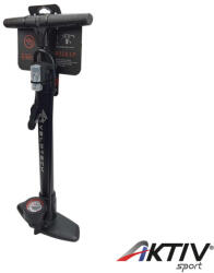 Velotech Kerékpárpumpa Velotech műhelyi nyomásmérős acél (49430)