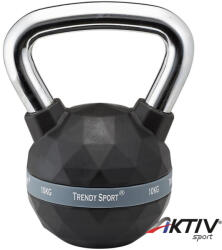 Trendy Sport Kettlebell Trendy Premium fekete-króm 10 kg (6410PR)