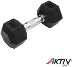 Trendy Hatszögletű gumírozott kézisúlyzó Trendy 2, 5 kg (2081025)