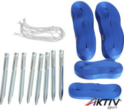 Olasz Sportháló Jelölő szalag, strandröplabda pályához kék, 16 x 8 m (4 db szalag) (73140008_blue)