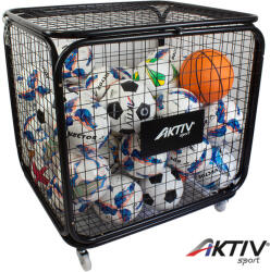 Aktivsport Labdatartó kocsi Aktivsport zárható 70x70x80 cm (OEDC5075)
