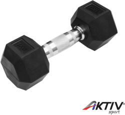 Trendy Hatszögletű gumírozott kézisúlyzó Trendy 1 kg (2081010) - aktivsport