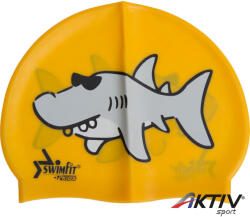 Swimfit Úszósapka Swimfit cápás sárga (302097) - aktivsport