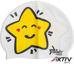 Swimfit Úszósapka Swimfit csillagos fehér (302097)
