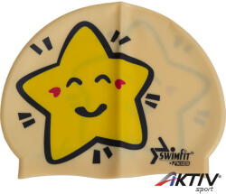 Swimfit Úszósapka Swimfit csillagos sárga (302097) - aktivsport
