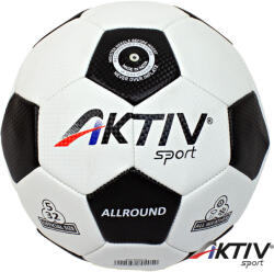 AktivSport Futball labda Aktivsport ALLROUND fehér-fekete méret: 5 (207300012) - aktivsport