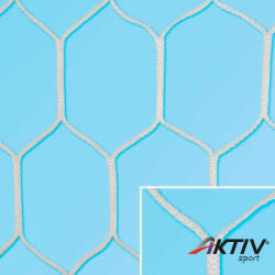 Olasz Sportháló Labdarúgó kapuháló 400x200 cm Hexa csomómentes 3 mm 33070017, olasz (33070017)