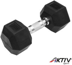 Trendy Hatszögletű gumírozott kézisúlyzó Trendy 5 kg (2081050) - aktivsport