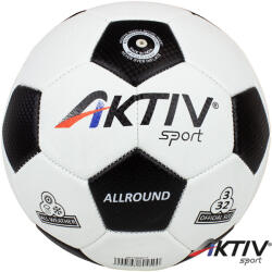 AktivSport Futball labda Aktivsport ALLROUND fehér-fekete méret: 3 (207300017)