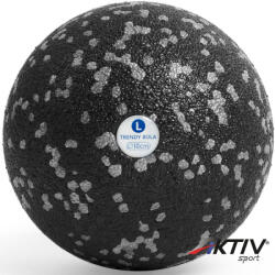 Trendy Sport Masszázs labda Trendy Bola fekete-szürke 10 cm (9116LGR)