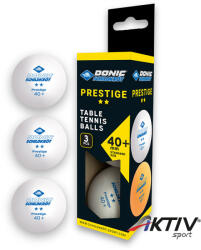 Donic Prestige ping-pong labda 2 csillagos fehér 3 db (608322) - aktivsport