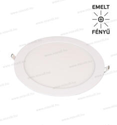 OMU Lighting 22-KPKS-18W 4000K emelt fényű, süllyesztett kerek LED panel 1900lm furat Ø 210 mm tápeg