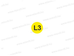  L3 - öntapadó matrica 20x20mm 20db/ív ERV089001