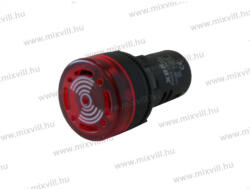 OMU system AD22-22MRS hangjelző 230V AC 22-es furatba építhető