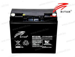 Ritar 18Ah akkumulátor 12V tűzjelzőbe