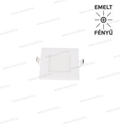 OMU Lighting 22-KPSS-3W 4000K LED panel szögletes süllyesztett 250lm A+ kivágási méret 75x75 mm tápe