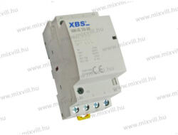 XBS NM-IS 25-30 Kontaktor 3záró 25A 2 modul 230V AC