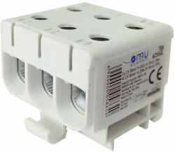 OMU system TUK62550L 6x2, 5-50mm2 (CU: 245A, AL: 220A) 1 pólus szürke csatlakozókapocs sorkapocs (TUK62550L)