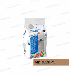 Mapei Keracolor FF Flex 5kg 142 (gesztenye) cementköt. fugázóhabarcs 6mm fugaszél. 5N14205 (5N14205)