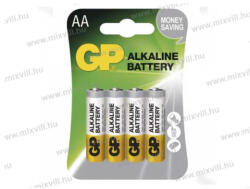GP Batteries Alkaline LR06 1.5V ceruzaelem AA BL4, 4db/bliszter BA1321 (BA1321)