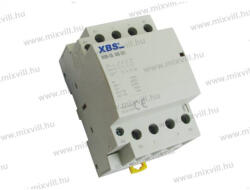 XBS NM-IS 40-31 Kontaktor 3záró+1nyitó 40A 3 modul 230V AC