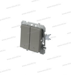 TEM zsalukapcsoló redőnykapcsoló 10A 250V AC titánium 15033 SQ52TIXO