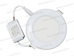 V-TAC SKU-4878 Led panel kerek 12W IP20 3000K 900lm 240V 120° világítási szög, tápegységgel (4878)