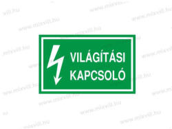  Világítási kapcsoló - öntapadó matrica 100x60mm ERV057001