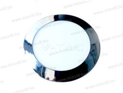 V-TAC SKU-6348 Led panel kerek Króm 18W IP20 6400K 1500lm (6348)