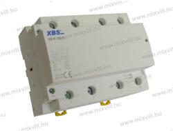 XBS NM-IS 100-31 Kontaktor 3záró+1nyitó 100A 6 modul 230V AC